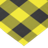 Gelbe Karierte Tablette Tischdecke (Schrägansicht)