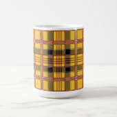 gelbe Karo-Kaffeetasse Kaffeetasse (Mittel)
