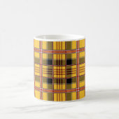 gelbe Karo-Kaffeetasse Kaffeetasse (Mittel)