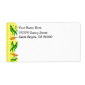 Gelbe Karos mit grünen Bean - Ländermarken (Vorne)