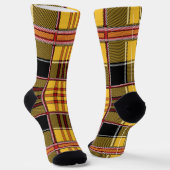 gelbe Karosocken Socken (Gewinkelt)