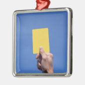 Gelbe Karte Silbernes Ornament (Links)