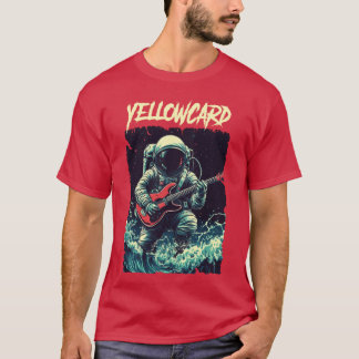 GELBE KARTENBAND-FAN-ART Freund vintage T-Shirt