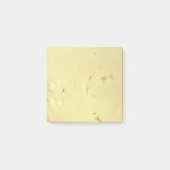 Gelbe Käse-Scheiben-Scherz-Post-it-Notizzettel Post-it Klebezettel (Vorderseite)