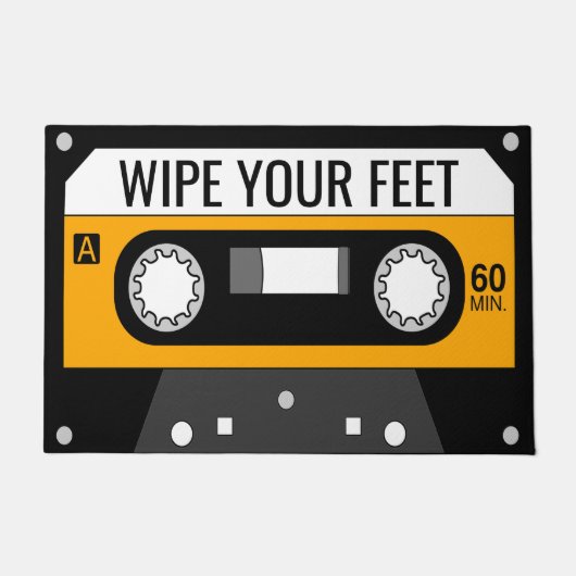Gelbe Kassette Fußmatte (Vorderseite)