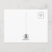 Gelbe Kätzchen Tulpen   Postkarte (Rückseite)