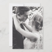 Gelbe Katze Frühjahr 1. Hochzeitsgelübde Verlänger Einladung (Rückseite)