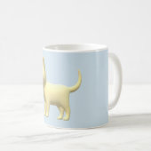 Gelbe Katze Kaffeetasse (VorderseiteRechts)