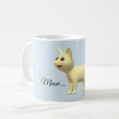 Gelbe Katze Kaffeetasse (Vorderseite Links)