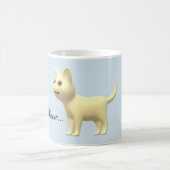 Gelbe Katze Kaffeetasse (Mittel)