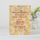 Gelbe Kautschukente Fun-Party Einladung (Stehend Vorderseite)
