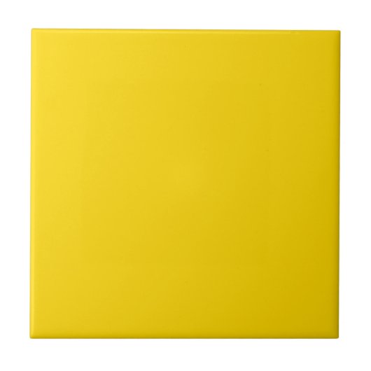 Gelbe Keramik Fliese (Vorderseite)