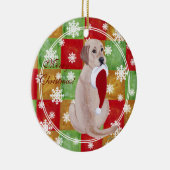 Gelbe Keramikornament (Rechts)