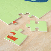 Gelbe Kiche Ostereier Personalisiert NAME Puzzle (Seite)