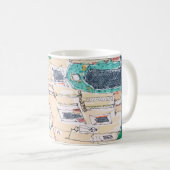 Gelbe Kirche Kaffeetasse (VorderseiteRechts)