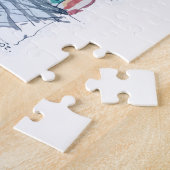 Gelbe Kirche Puzzle (Seite)