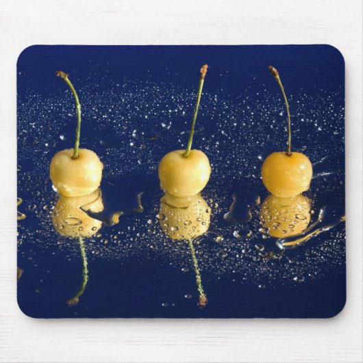 Gelbe Kirschen_4 Mousepad (Vorne)