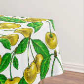 Gelbe Kirschen auf Weiß Tischdecke (Beispiel)