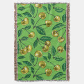 Gelbe Kirschen Decke (Vorderseite Vertikal)
