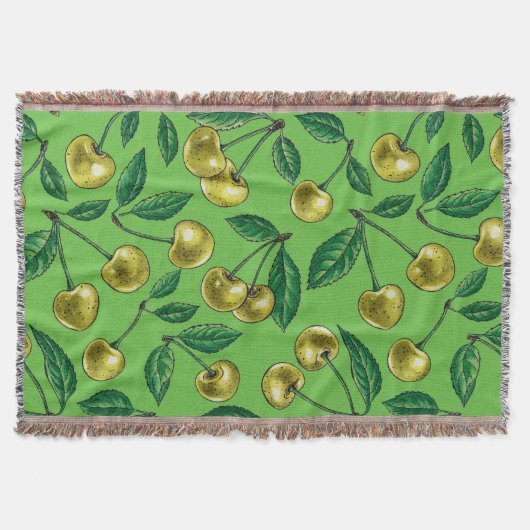 Gelbe Kirschen Decke (Vorderseite)