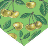 Gelbe Kirschen Kurzer Tischläufer (Ecke)