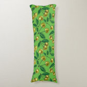 Gelbe Kirschen Seitenschläferkissen (Vorderseite Vertikal)