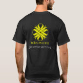 Gelbe Kleeblatte T-Shirt (Rückseite)