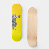 Gelbe Kobra - Skateboard (Vorderseite)