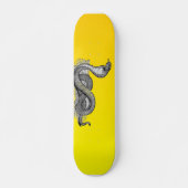 Gelbe Kobra - Skateboard (Vorne)