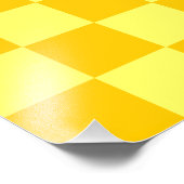 Gelbe Kombinationskarte Klassische Karton von STay Fotodruck (Ecke)