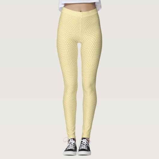 Gelbe Komon (Haihaut) Leggings (Vorderseite)
