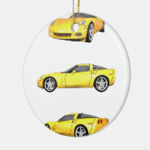 Gelbe Korvette: Keramikornament (Links)