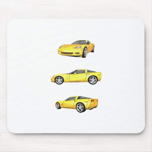 Gelbe Korvette: Mousepad (Vorne)