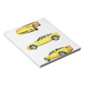 Gelbe Korvette: Notizblock (angewinkelt)