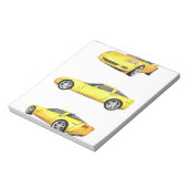 Gelbe Korvette: Notizblock (Rotiert)
