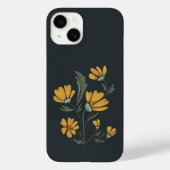 Gelbe Kosmos Blume Einfache Schönheit Case-Mate iPhone Hülle (Rückseite)