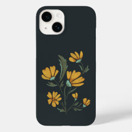 Gelbe Kosmos Blume Einfache Schönheit Case-Mate iPhone 14 Hülle