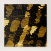 Gelbe Krawatte-Farbspritze, Aquarellmuster. Puzzle (Vertikal)