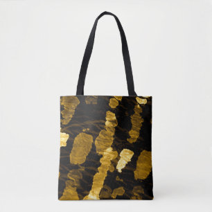 Gelbe Krawatte-Farbspritze, Aquarellmuster. Tasche
