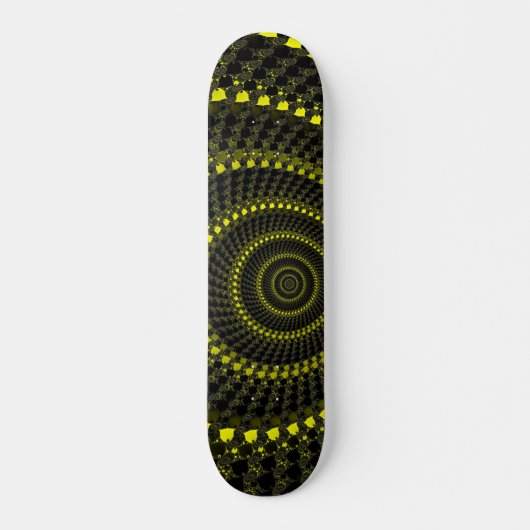 Gelbe Kreise Skateboard (Vorne)