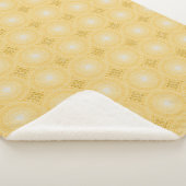 Gelbe Kreismuster Sherpadecke (3/4)