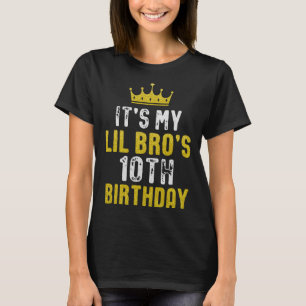 Gelbe Krone 10. Tag für Schwester von Sister Brot T-Shirt