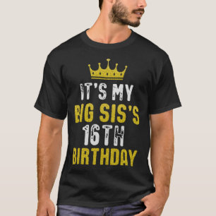 Gelbe Krone 16. Tag für Schwester von Sister Brot T-Shirt