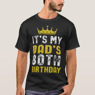 Gelbe Krone 80. Geburtstag zum Vater von Son Daugh T-Shirt