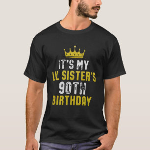 Gelbe Krone 90. Tag für Schwester von Sister Brot T-Shirt
