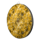 Gelbe Krummlinge Dartscheibe (Vorderseite rechts)