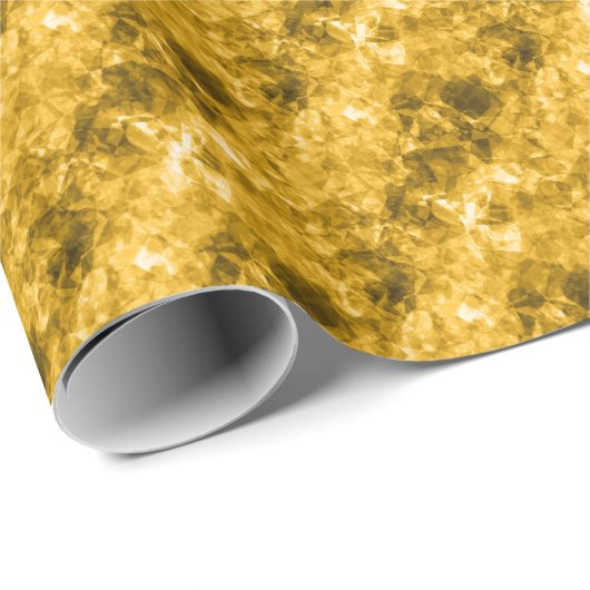 Gelbe Krummlinge Geschenkpapier (Rolleneckpunkt)