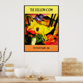 Gelbe Kuh 1911 Poster (Küche)