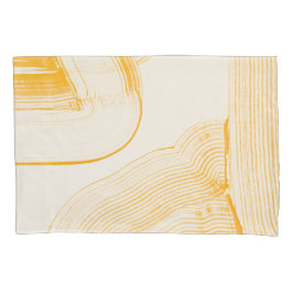 gelbe Kunst Kissenbezug