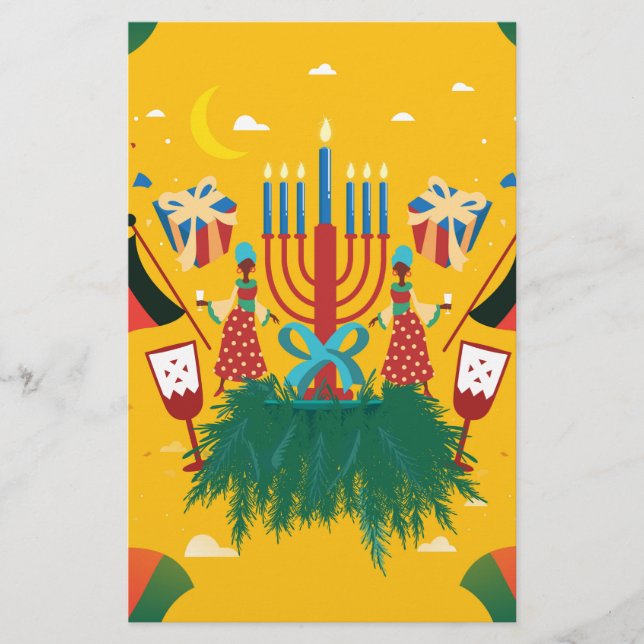 Gelbe Kwanzaa (Vorderseite)
